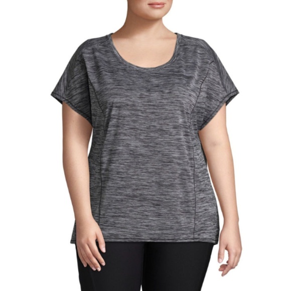 Xersion Short Sleeve Cut Out Back Active Tee - Picture 1 of 3